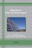 Materials For Solar Cell Technologies I (Materials Research Foundations)