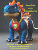 Aventura com Dinossauros: Livro para colorir Aventura com Dinossauros