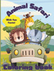 Animal Safari with fun facts coloring book: Have fun coloring and learning more about your favorite safari animals!