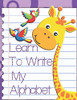 Learn To Write My Alphabet: Learn to Trace Numbers Handwriting Workbook For Kids