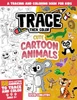 Trace Then Color: Cute Cartoon Animals: A Tracing and Coloring Book for Kids