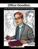 Office Doodles: A Fun and Relaxing Coloring Book for Kids and Adults