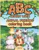 Learn with Animal Friends, ABC coloring book for kids