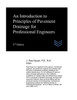 An Introduction to Principles of Pavement Drainage for Professional Engineers