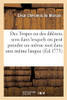 Des Tropes Ou Des Difã©Rens Sens Dans Lesquels On Peut Prendre Un Mãªme Mot Dans Une Mãªme Langue (Langues) (French Edition)