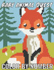 Baby animal quest color by number: Featuring Incredibly Cute and Lovable Baby Animals from Forests, Jungles, Oceans and Farms color by number for Stre