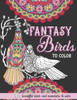 Fantasy Birds to Color: Beautiful Birds and Mandalas Adult Coloring Book