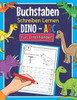 Buchstaben Schreiben Lernen Dino ABC - Für Linkshänder: Perfekt für linkshändige Dinosaurier Fans - Alphabet Übungsheft für Kindergarten, Vorschule un