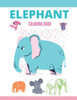 Elephant Coloring Book: Animal coloring book for kids featuring unique elephant illustrations