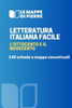 Letteratura Italiana '800 E '900: 140 schede e mappe concettuali (in bianco e nero)