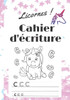Licornes Cahier d'Ã©criture: livre pour apprendre Ã  Ã©crire enfants maternelle, apprendre l'alphabet