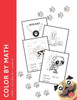 Color by math addition and subtraction worksheets: 1st grade math workbook addition and subtraction within 20, color by math problems, color by number