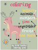 coloring letters animals numbers time vegetables fruits and more: letters numbers animals days months fruits food and vegetables (kids coloring and le