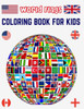 World Flags Coloring Book for Kids: All World Countries Flags Coloring Book for Educational Purpose, Coloring Book for Kids, Flags of the World for Ki