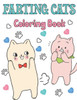 Farting Cats Coloring Book: for kids funny cats farting