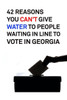 42 Reasons You Can't Give Water to People Waiting in Line to Vote in Georgia