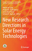 New Research Directions In Solar Energy Technologies (Energy, Environment, And Sustainability)