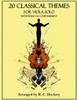 20 Classical Themes for Viola Solo with Piano Accompaniment