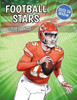 Football Stars Coloring Book: The best players of the American footbal league
