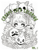 Creepy Cute Coloring: ""Creepy Cute"" adult coloring book