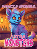 Kawaii & Adorable Little Monsters: Coloring Book for Kids Teens and Adults