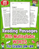 reading passages with multisyllabic words for Grades 2nd - 3rd: Enhance reading skills in 2nd and 3rd graders with engaging passages featuring multisy