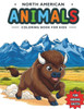 North American Animals Coloring Book for Kids: Fun & Educational Nature Facts and Easy to Color Illustrations for Children