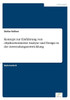 Konzept zur Einführung von objektorientierter Analyse und Design in der Anwendungsentwicklung