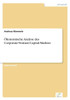 Ökonomische Analyse des Corporate-Venture-Capital-Marktes