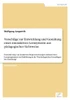 Vorschläge zur Entwicklung und Gestaltung eines interaktiven Lernsystems aus pädagogischer Sichtweise: Formulierung von konkreten Regieanweisungen anh