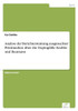Analyse der Berichterstattung ausgesuchter Printmedien über die Dopingfälle Krabbe und Baumann