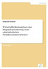 Wirtschaftlichkeitsanalyse einer Programmerweiterung eines mittelstÃ¤ndischen Produktionsunternehmens