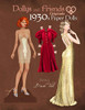 Dollys And Friends Originals 1930S Paper Dolls: Glamorous Thirties Vintage Fashion Paper Doll Collection