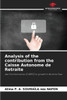 Analysis of the contribution from the Caisse Autonome de Retraite