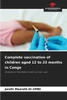 Complete vaccination of children aged 12 to 23 months in Congo