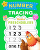 Fun Number Tracing Book For Preschoolers & Kids Ages 3-5: Count And Trace Numbers Practice Handwriting Workbook For Pre K, Kindergarten And Kids Ages 3-5 (Handwriting Practice For Kids)