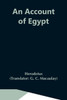 An Account Of Egypt