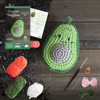 Crochet Your Veggies Amigurumi Kit Avocado: Everything You Need Is Included: 100%-Cotton Yarn, Crochet Hook, Stitch Marker, Tapestry Needle, Fiberfill