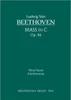 Mass in C, Op.86: Vocal score