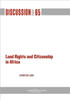 Land Rights and Citizenship in Africa