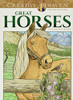 Creative Haven Great Horses Coloring Book (Creative Haven Coloring Books)