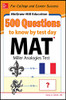 Mcgraw-Hill Education 500 Mat Questions To Know By Test Day (Mcgraw-Hill'S 500 Questions)