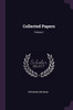 Collected Papers; Volume I