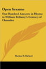 Open Sesame: One Hundred Answers in Rhyme to William Bellamy's Century of Charades