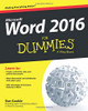 Word 2016 For Dummies (Word For Dummies)