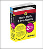 Basic Math & Pre-Algebra For Dummies Book + Workbook Bundle (For Dummies Math & Science)