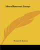 Miscellaneous Essays