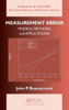 Measurement Error: Models, Methods, and Applications