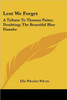 Lest We Forget: A Tribute To Thomas Paine; Doubting; The Beautiful Blue Danube