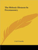 The Hebraic Element In Freemasonry